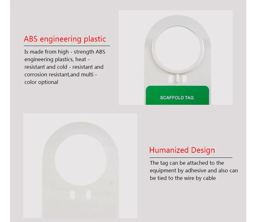 High Quality Safety Scaffold Tag for Scaffolding /Construction