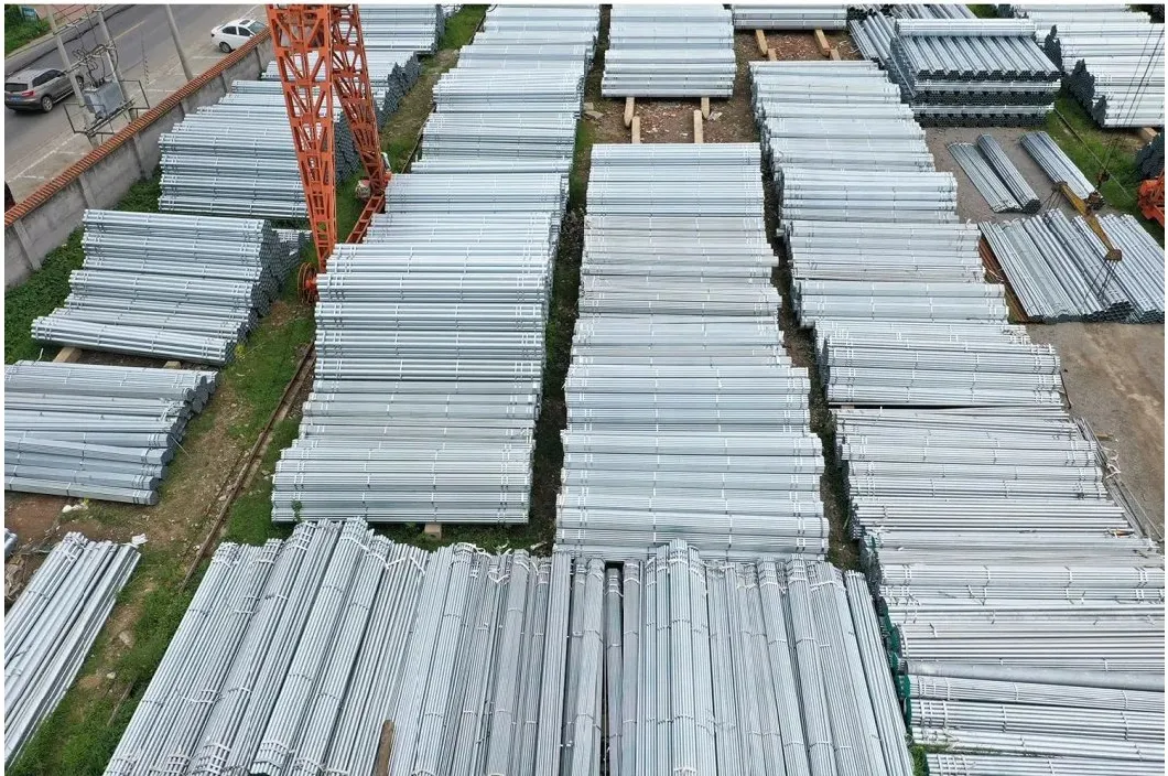 1.5 Inch DN40 Scaffolding Tube Pre Galvanized Steel Pipe Price 48.3mm Galvanized Welded Pipe Tube