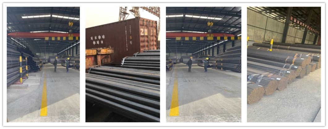 Carbon Welded Steel Pipe, ERW Steel Tube, Round Hollow Section in China